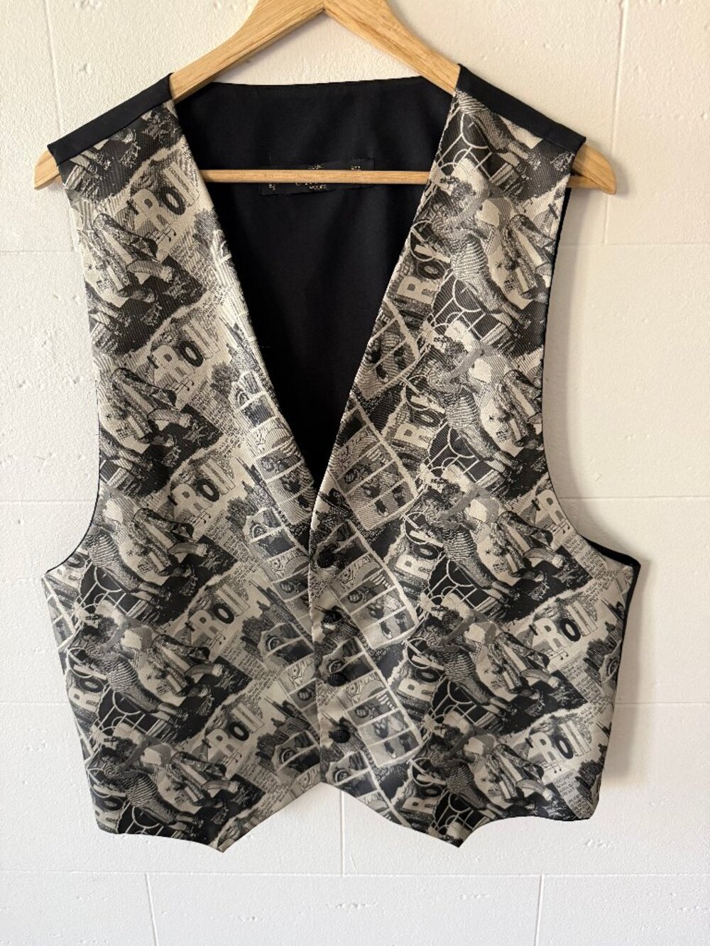 Vintage | Rockabily Tailored Vest Grunge | Large